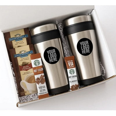 Double Stainless Tumbler & Cocoa Gift Box
