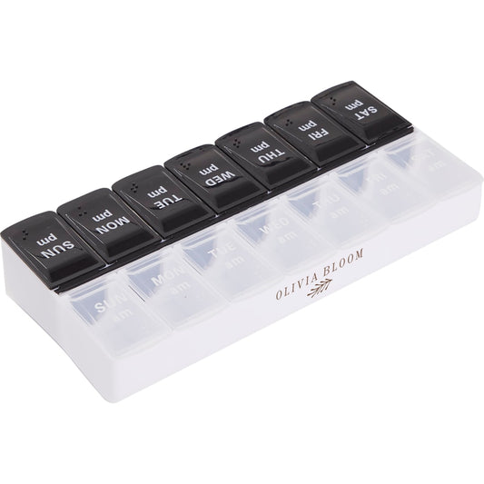 Recycled AM/PM Pill Case – Black