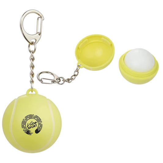 Tennis SPF15 Lip Moisturizer with Keychain – Yellow