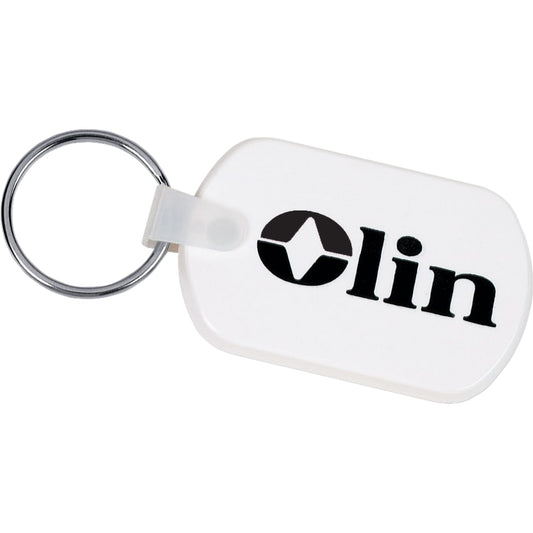 Rectangular Soft Key Tag – White