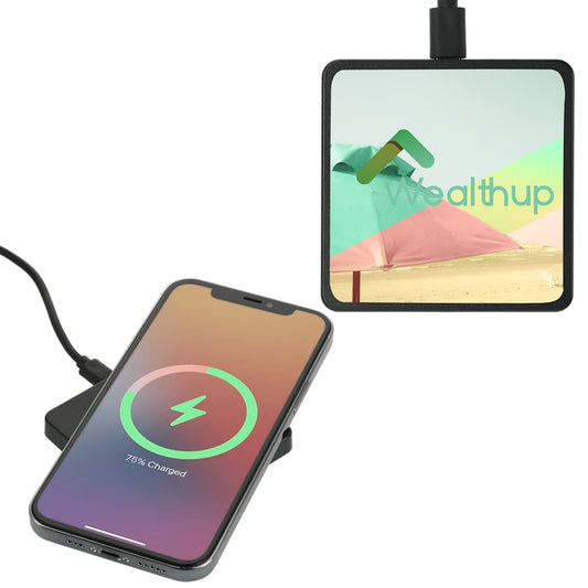 Square Wireless Charging Pad – Black