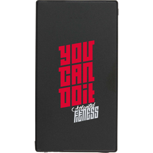 4000 mAh Cable Keeper Power Bank with Type-C Tip – Black