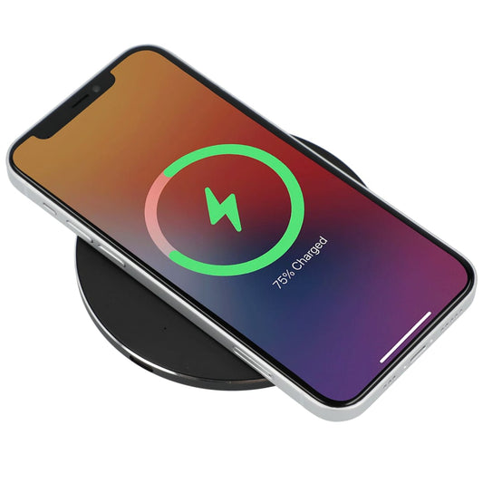 Renew Recycled Aluminum 15W Wireless Charging Pad – Black