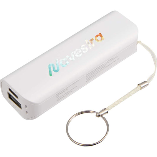 UL Listed Spark 2200 mAh Power Bank – White