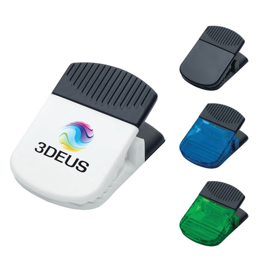Jumbo Magnetic Memo Clip – White