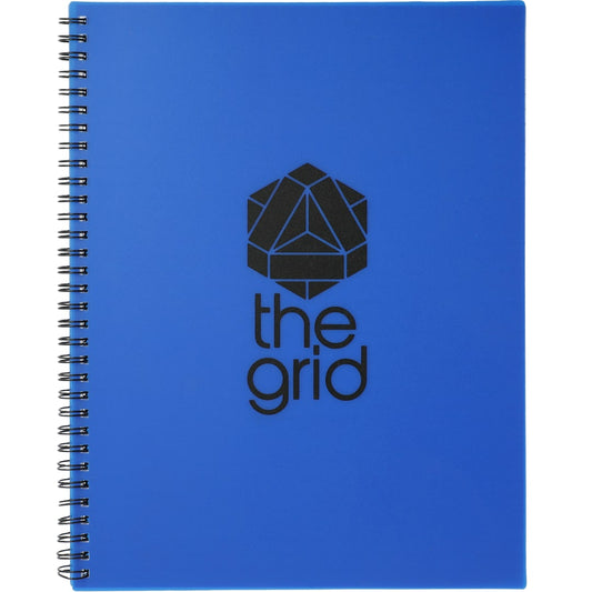 FSC® Mix 8.5" x 11" Lg Business Spiral Notebook – Blue
