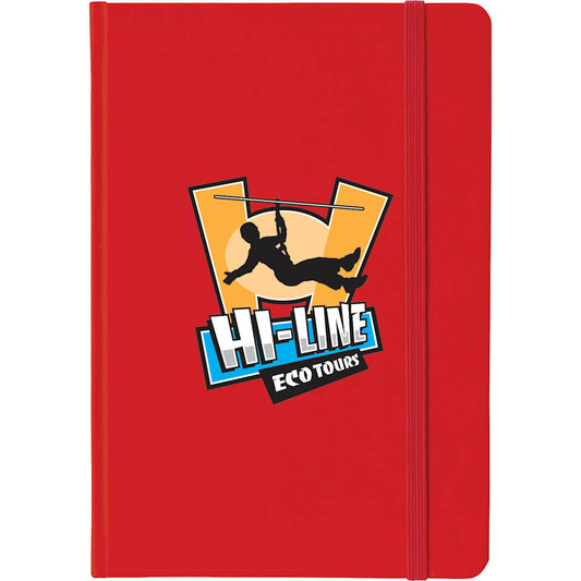FSC® Mix 5" x 7" Large Rainbow Notebook – Red