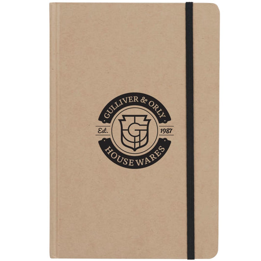 FSC® Mix 5.5" x 8.5" Snap Large Eco Notebook – Natural