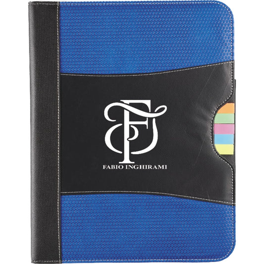 FSC® Mix Flare Organization Padfolio – Blue