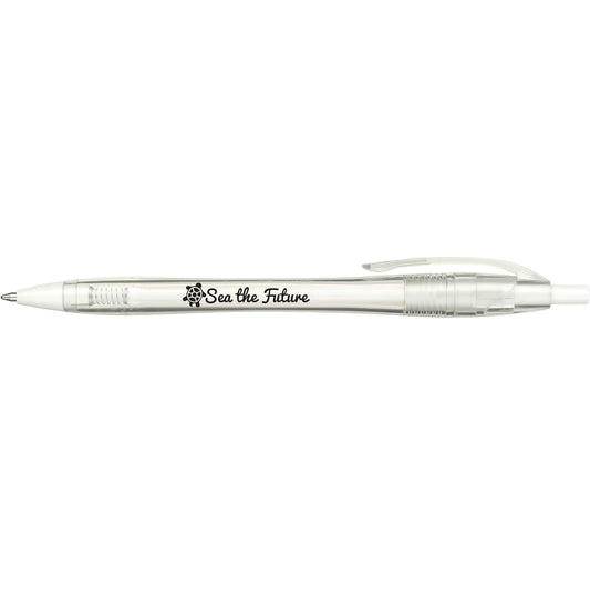 Recycled PET Cougar Ballpoint Pen – Clear
