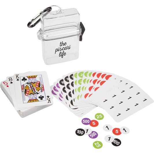On-The-Go Poker Game Set – Clear