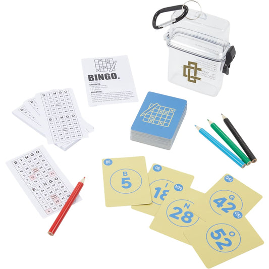 On-the-Go Bingo Game Set – Clear