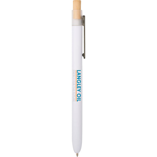 Paige Recycled Ocean Bound Plastic Pen – White