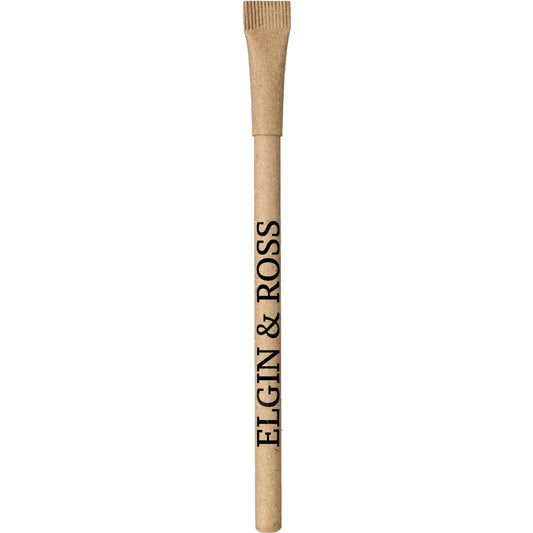 Eco Recycled Gel Paper Pen – Natural