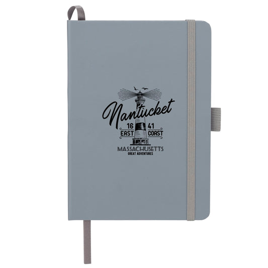 FSC® Recycled 5” x 7” Prism Notebook – Gray