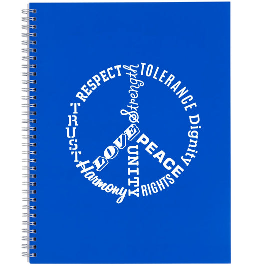 FSC® Mix 8.5" x 11" Remark 5-subject Notebook – Blue