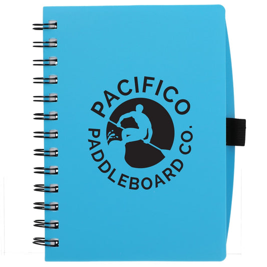 FSC® Recycled 5.5” x 7” Coordinator Notebook – Blue