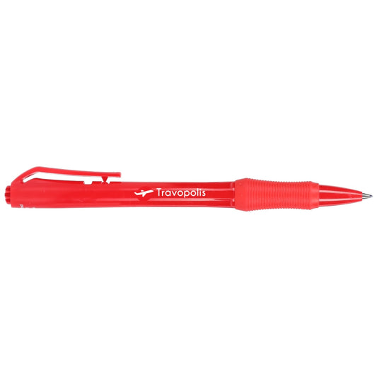 Slim Recycled ABS Gel Pen – Red