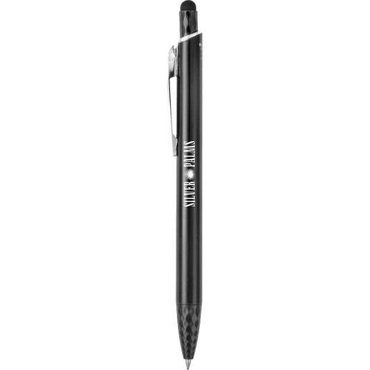 Brite Recycled Aluminum Gel Stylus Pen – Black