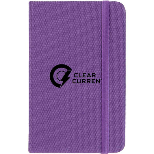 3.5" x 5.5" Recycled PET Pocket Bound Journal – Purple