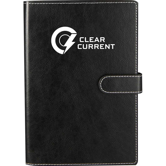 5.5" x 8.5" Recycled Refillable Journal – Black