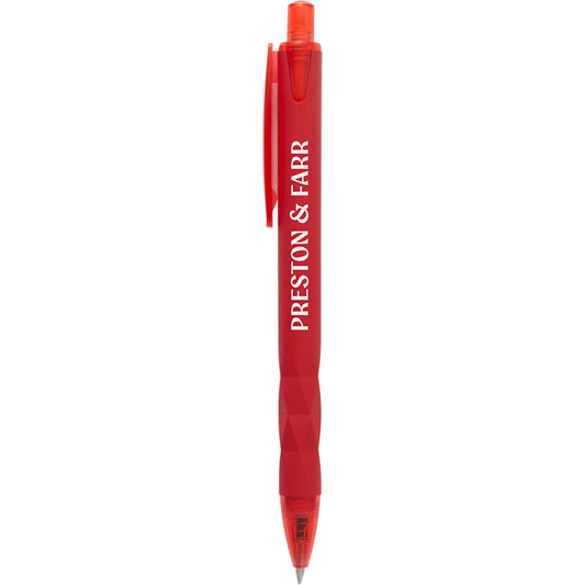 Hexi Soft Touch Recycled Gel Pen – Red
