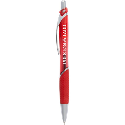 Pivot Translucent Recycled Gel Pen – Red
