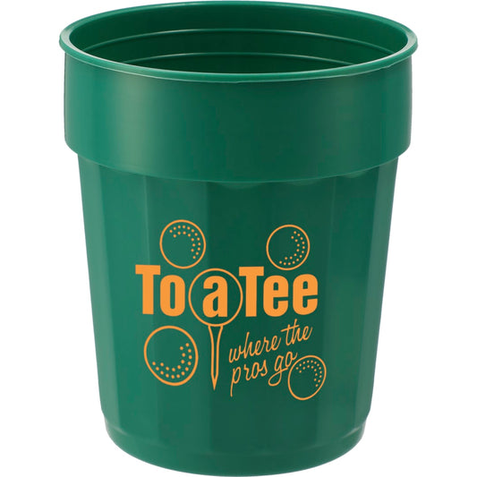 Fluted 16oz Stadium Cup – Green