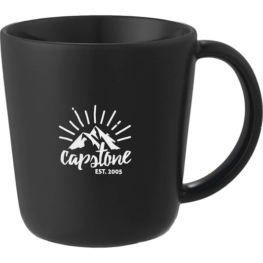 Nantucket Ceramic Mug 12 oz. – Black
