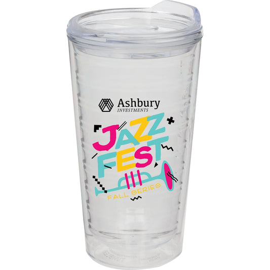 Lakeside Double Wall Tumbler 16 oz – Clear