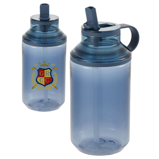 Zach Recycled RPET Sports Bottle w/ Straw 22oz – Blue