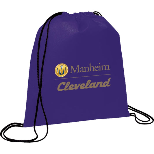 Evergreen Non-Woven Drawstring Bag – Purple