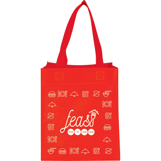 Basic Grocery Tote – Red