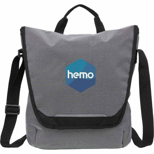 Dover Recycled Messenger Bag – Gray