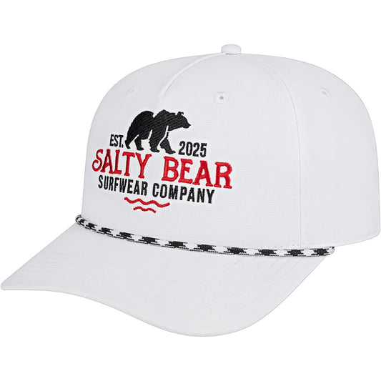 Cap America Icon Performance Rope Cap – White