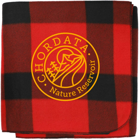 Buffalo Plaid Fleece Blanket – Red