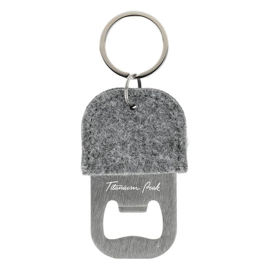 THE GOODS™ Recycled Felt Bottle Opener – Gray