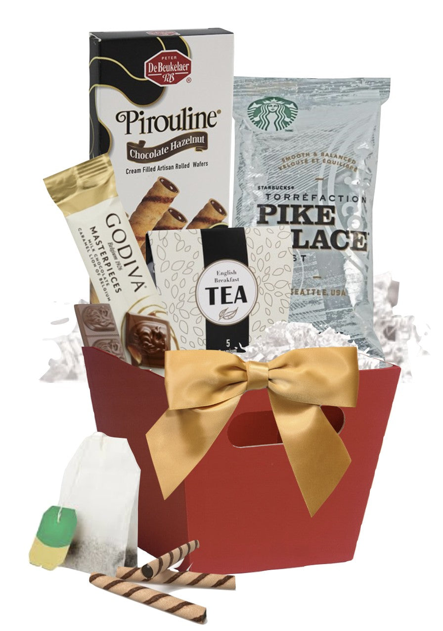 Holiday Starbucks Coffee & Tea Gift Basket