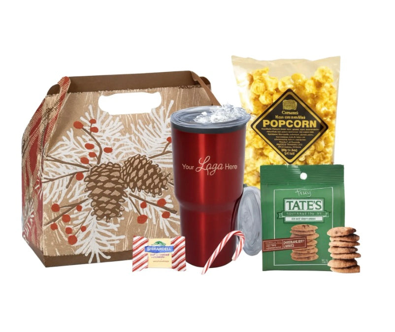 Holiday Cheer Snack & Sip Gift Set