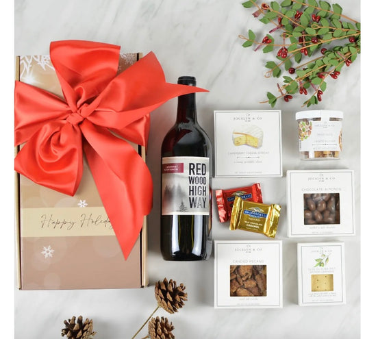 Holiday Cheer Wine Basket