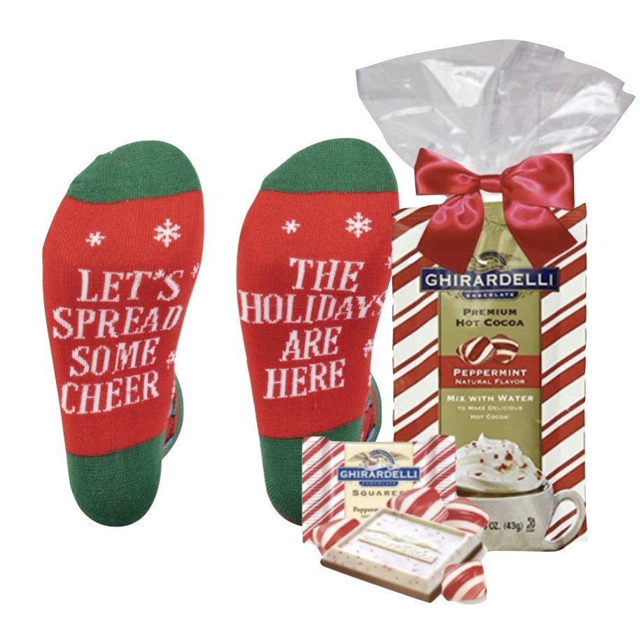 Holiday Socks with Cocoa & Chocolate