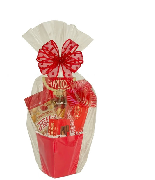 Red Indulgence Gift Basket