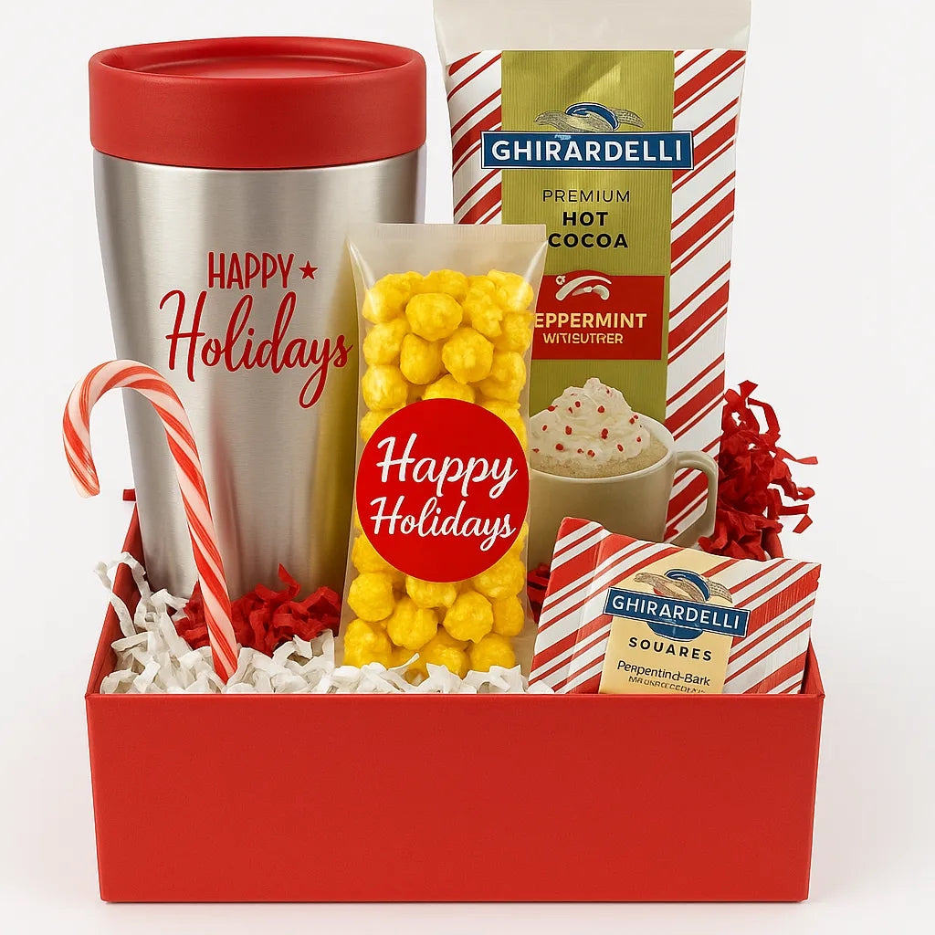 Holiday Cheer Cocoa & Snack Gift Box