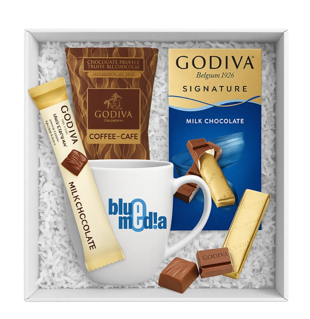 Mug with Godiva Chocolates Boxed