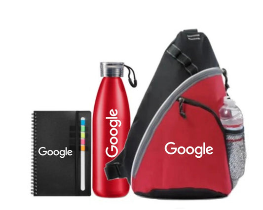 Sling Bag with Journal & Bottle