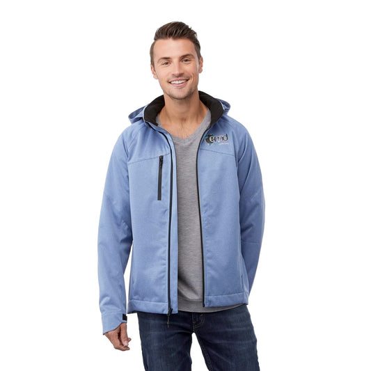Mens BERGAMO Softshell Jacket – Blue