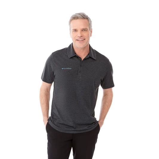 Men's ACADIA Short Sleeve Polo – Grey