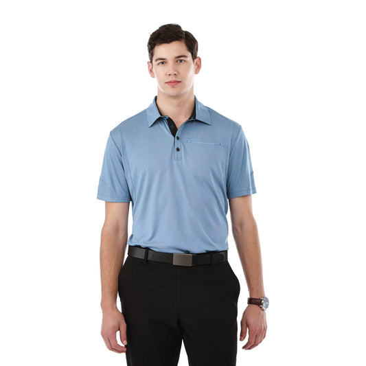Men's TORRES Short Sleeve Polo – Blue