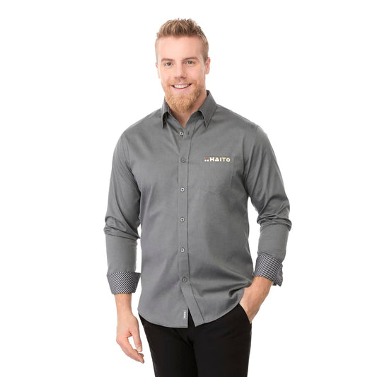 Men's CROMWELL Long Sleeve Shirt – Grey