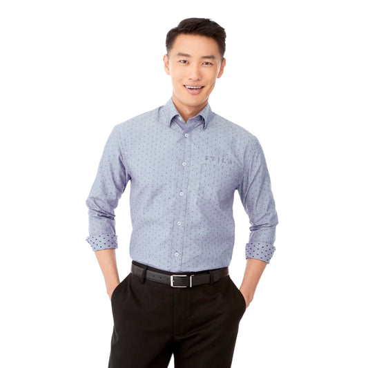 Men's HUNTINGTON Long Sleeve Shirt – Blue